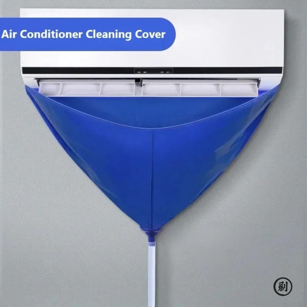 Capa de Limpeza para Ar Condicionado de 100cm em PVC Reforçado com Mangueira de Água para Ar Condicionado Split de 1-1.5P