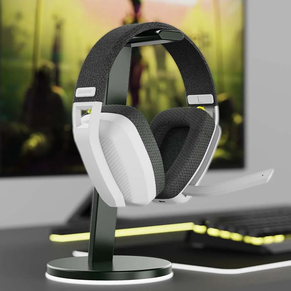 BINNUNE BW06 Headset de jogos sem fio de 2,4 GHz com microfone para PS5 PS4 PC Mac Playstation Fone de ouvido Bluetooth para jogos com microfone BINNUNE BW06 Headset de jogos sem fio de 2,4 GHz com microfone para PS5 PS4 PC Mac Playstation Fone de ouvido Bluetooth para jogos com microfone