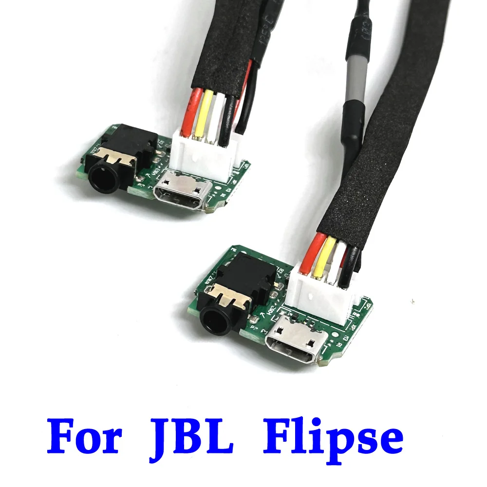 1/3 Peças Conector de Porta de Carregamento Micro USB para Placa de Alimentação de Caixa de Som Bluetooth JBL FLIPSE com Cabo