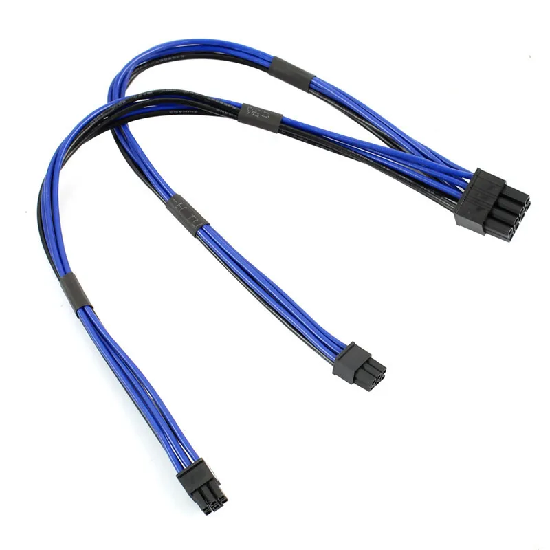 Cabo adaptador de alimentação de placa de vídeo PCI Express duplo Mini 6 pinos para 8 pinos para Mac Pro Tower/Power Mac G5 Cabo adaptador de alimentação de placa de vídeo PCI Express duplo Mini 6 pinos para 8 pinos para Mac Pro Tower/Power Mac G5