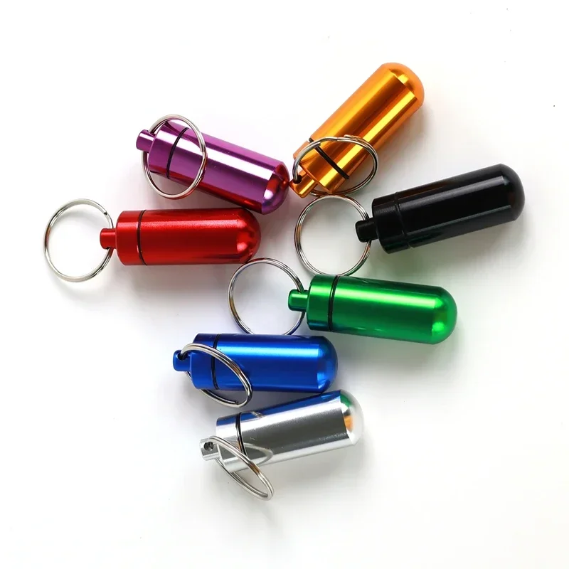 Mini portátil caixa de comprimidos à prova dwaterproof água casos alumínio comprimidos garrafa medicina vitamina pillboxs óleos peixe recipiente organizador armazenamento Mini portátil caixa de comprimidos à prova dwaterproof água casos alumínio comprimidos garrafa medicina vitamina pillboxs óleos peixe recipiente organizador armazenamento