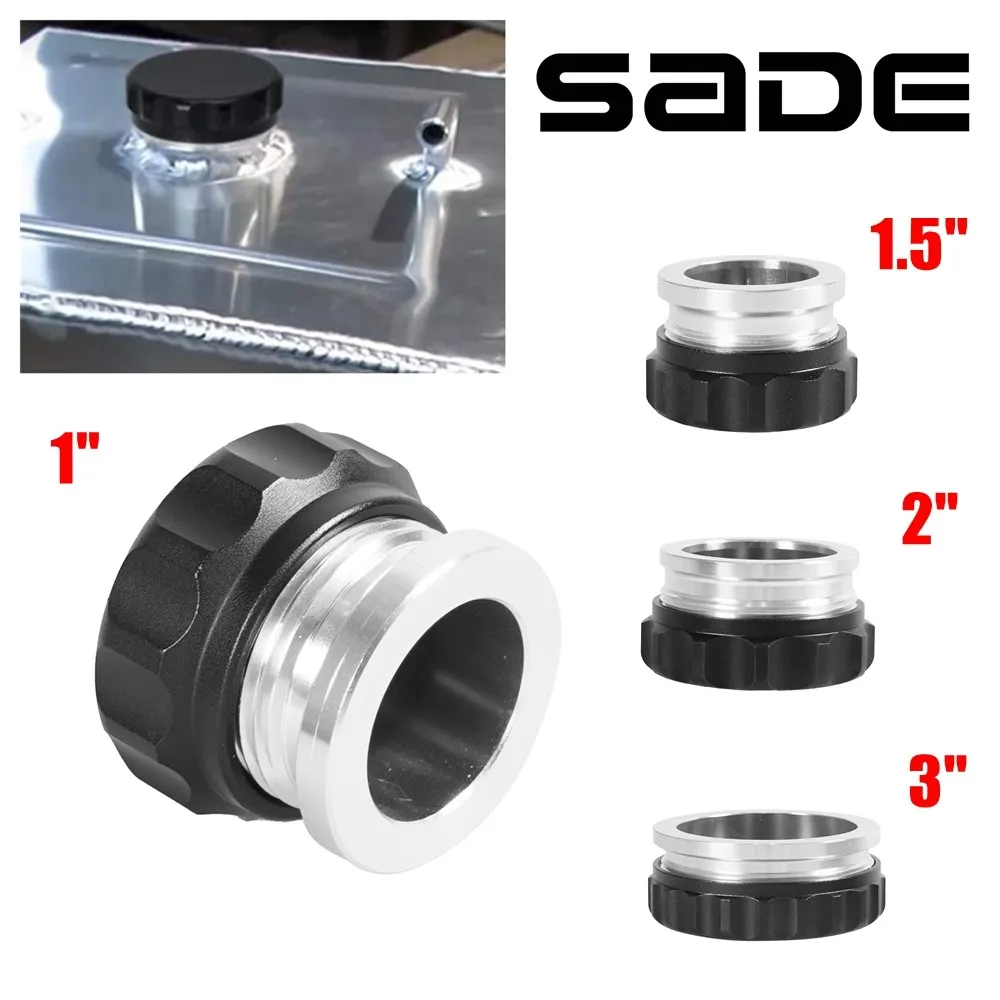 Od 1 "/1.5"/2 "/3" óleo combustível tanque de água reservatório tampa de liga de alumínio refrigerante cooler solda em tampas de enchimento pescoço