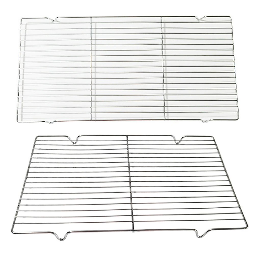 1 pçs esteira de aço inoxidável net grade forma retângulo grill grelhar malha net ferramentas para churrasco quadrado churrasco net peças fogão