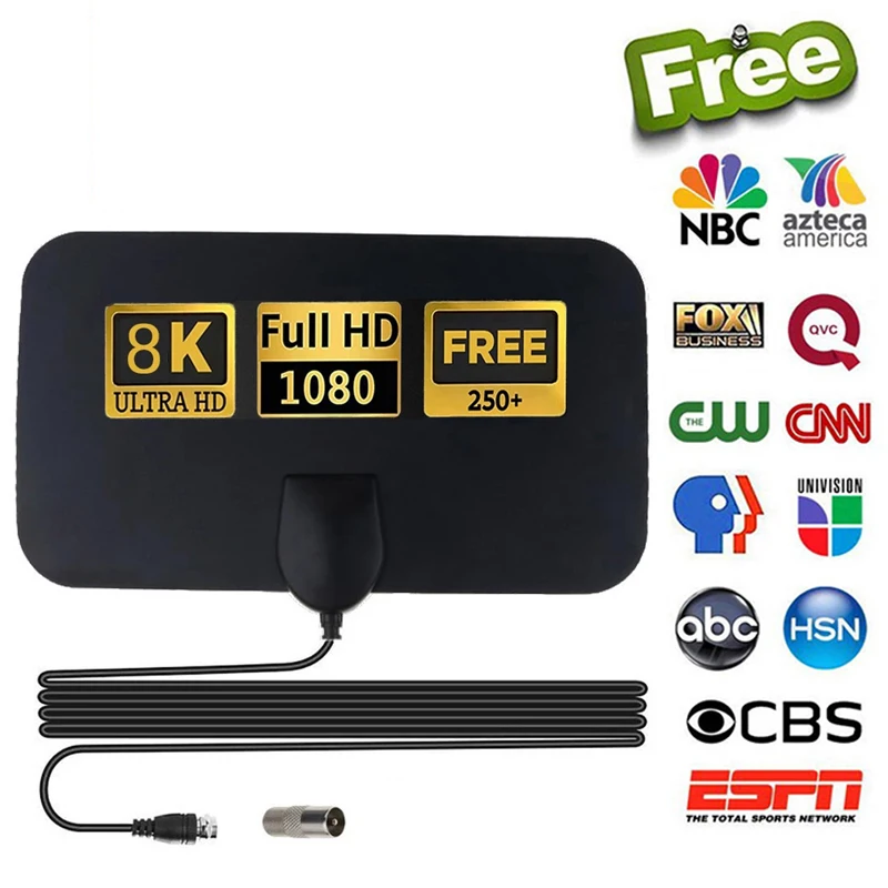 Antena de tv inteligente antena digital para hdtv 4k 1080p amplificador de sinal melhoria 500 milhas alcance 4k antena de tv sinal digital Antena de tv inteligente antena digital para hdtv 4k 1080p amplificador de sinal melhoria 500 milhas alcance 4k antena de tv sinal digital