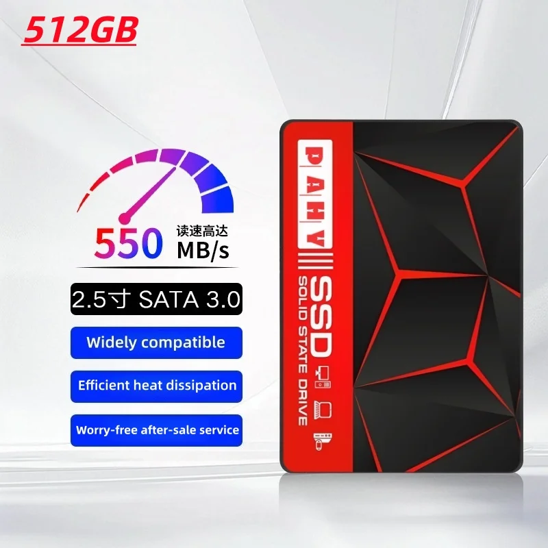 SSD Interno SATA3 de 2,5 Polegadas Onevan para Laptop e Desktop, Múltiplas Opções de Capacidade: 120GB, 240GB, 512GB