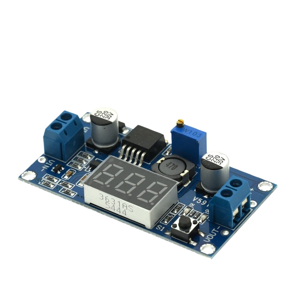 Lm2596 dc dc step down conversor regulador de tensão display led voltímetro 4.0 ~ 40 a 1.25-37v adaptador buck fonte de alimentação ajustável Lm2596 dc dc step down conversor regulador de tensão display led voltímetro 4.0 ~ 40 a 1.25-37v adaptador buck fonte de alimentação ajustável