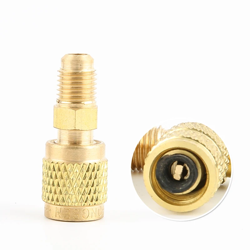 Adaptador para bomba de ar condicionado r410a, mangueira de carregamento de 5/16 "para refrigerante hvac mini split air condicionador de 1/4" peças de ferramentas elétricas r410 howhi