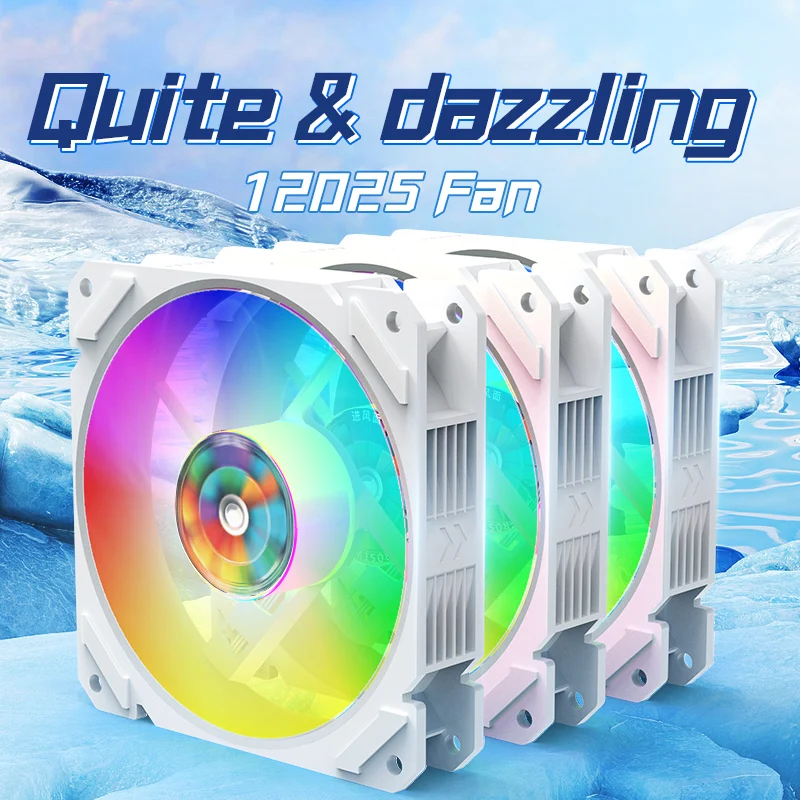 1PC 12025 PC Case RGB Ventilador 120mm PWM 800 a 2000 RPM 4pin PWM Ventilador de resfriamento 12cm silencioso 1PC 12025 PC Case RGB Ventilador 120mm PWM 800 a 2000 RPM 4pin PWM Ventilador de resfriamento 12cm silencioso