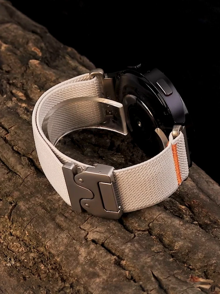 Correias de pára-quedas para samsung galaxy watch 7/fe/6/5/pro/4/clássico/gear s3 20mm 22mm pulseira esportiva correa huawei gt 2e 3 4 5 banda