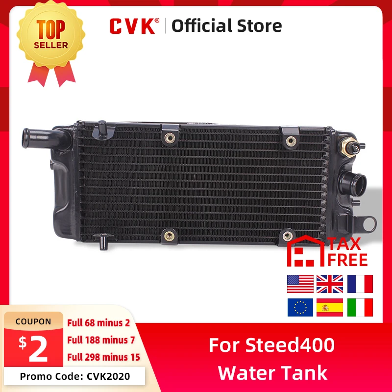 Cvk alumínio radiador cooler tanque de água refrigeração para honda steed400 steed600 xlv400 xlv600 xlv vt steed 400 600 sombra vt600 Cvk alumínio radiador cooler tanque de água refrigeração para honda steed400 steed600 xlv400 xlv600 xlv vt steed 400 600 sombra vt600