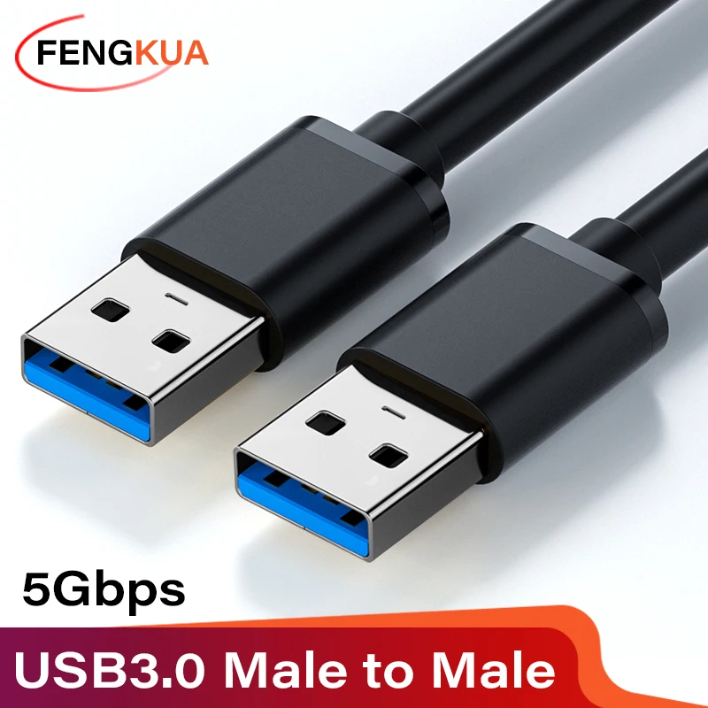 Cabo de extensão usb 3.0 usb macho para macho 5gbps cabo de dados de transmissão rápida usb3.0 para computador portátil para disco rígido móvel tv Cabo de extensão usb 3.0 usb macho para macho 5gbps cabo de dados de transmissão rápida usb3.0 para computador portátil para disco rígido móvel tv