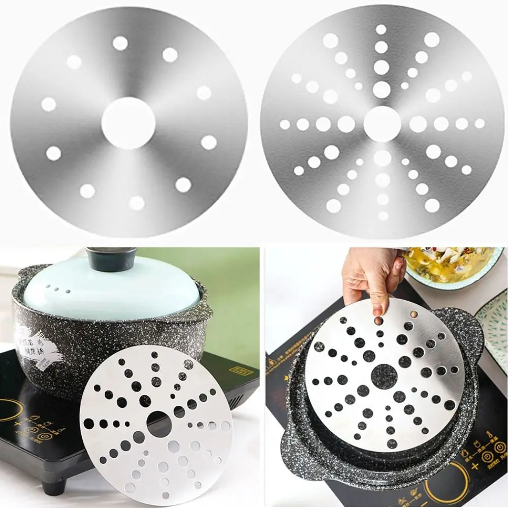 Fogão de indução difusor de calor disco adaptador placa panela aço inoxidável cozinhar fogão conversor ferramenta para cozinha caçarola Fogão de indução difusor de calor disco adaptador placa panela aço inoxidável cozinhar fogão conversor ferramenta para cozinha caçarola