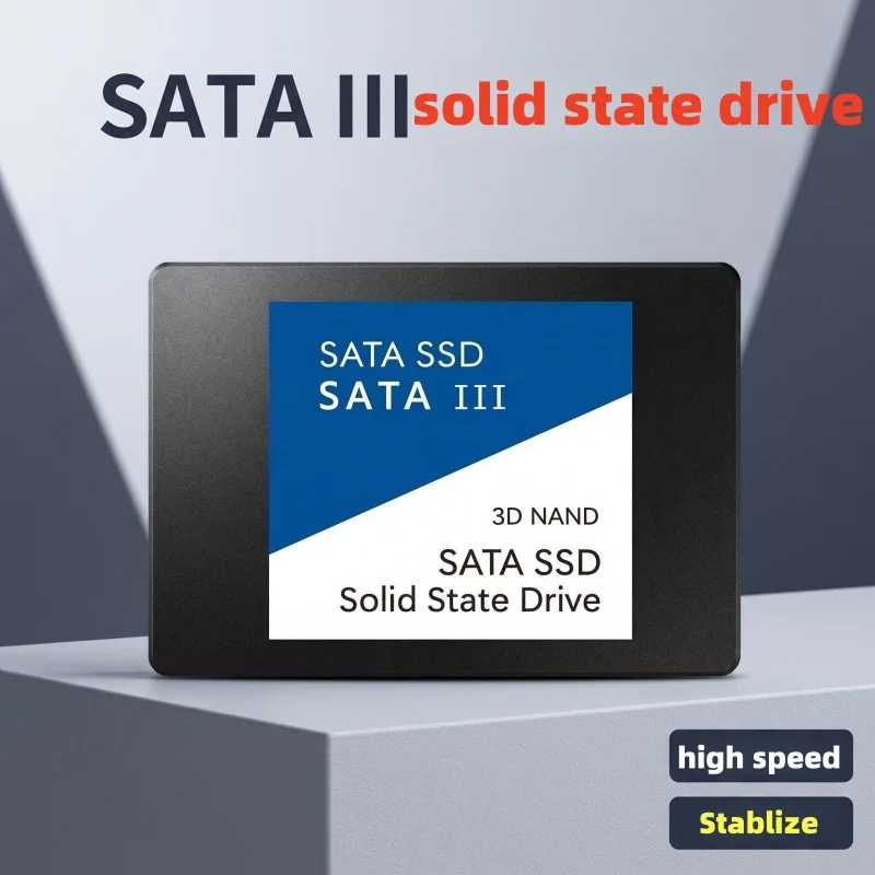 SSD Interno SATA de 2,5 Polegadas para Laptop - Escolha o Seu Tamanho - 120GB 240GB 512GB 250GB - Opção de Upgrade de HDD para SSD