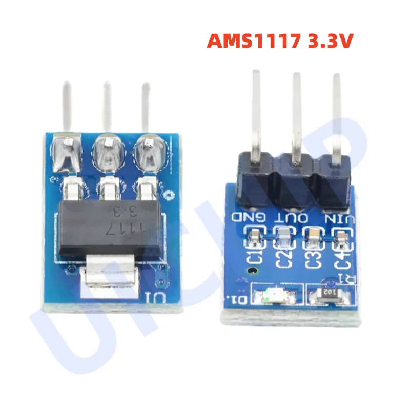 5-20PCS AMS1117 3.3V 5V Módulo de fonte de alimentação AMS1117-3.3 AMS1117-5.0 LDO Placa reguladora linear 800mA