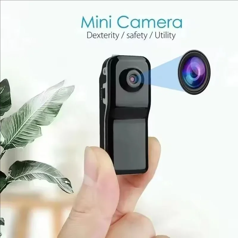 Câmera Portátil Mini HD DV, Filmadora Corporal, Gravador de Vídeo, Câmera de Segurança para Babá, DVR Esportivo, Webcam para Segurança em Casa e Escritório