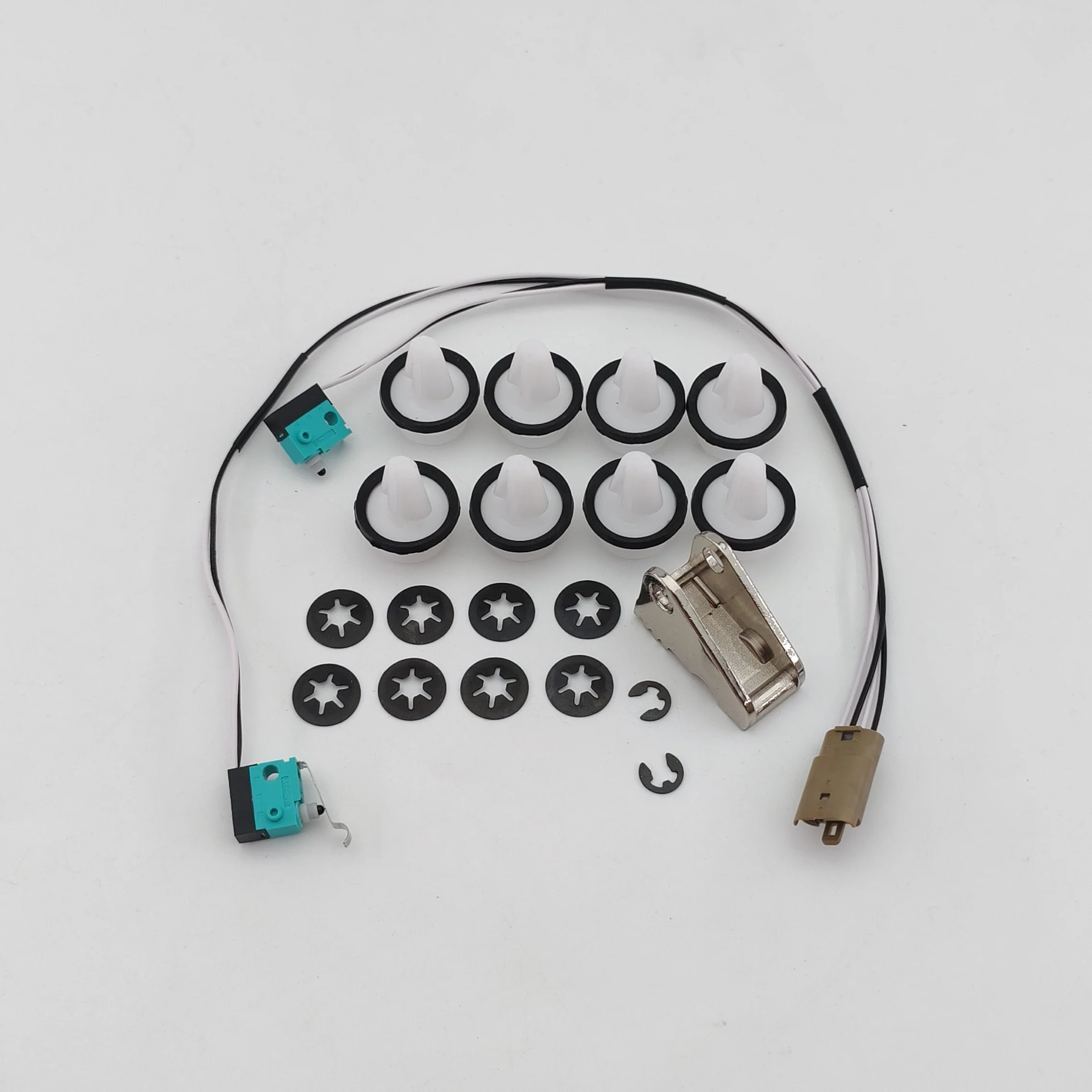 1016009-00-C Kit de Reparo e Atualização para Maçaneta da Porta do Tesla Model S, com Chicote de Microinterruptor e Paddle da Maçaneta 1042845-00-B e Clipes do Painel da Porta