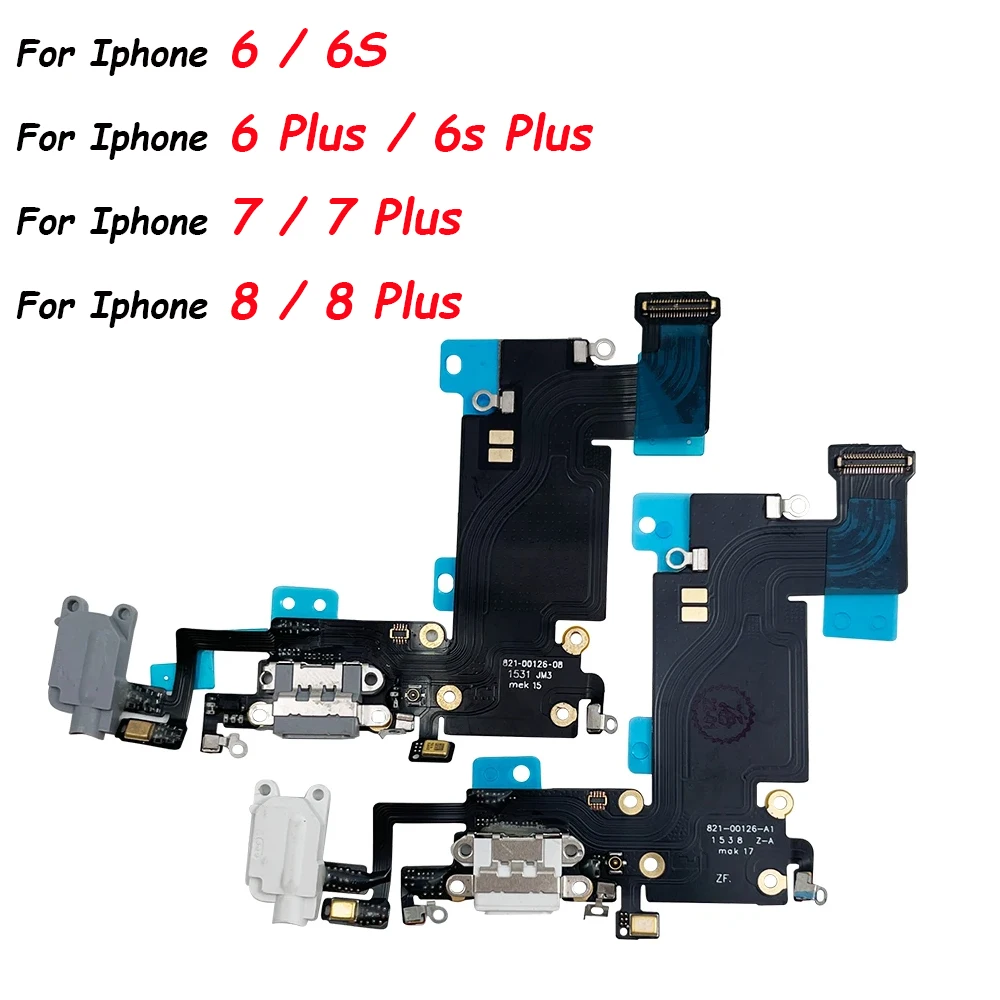 Carregador Rápido USB Dock de Carregamento com Cabo Flexível de Microfone para iPhone 6 6S 7 8 Plus