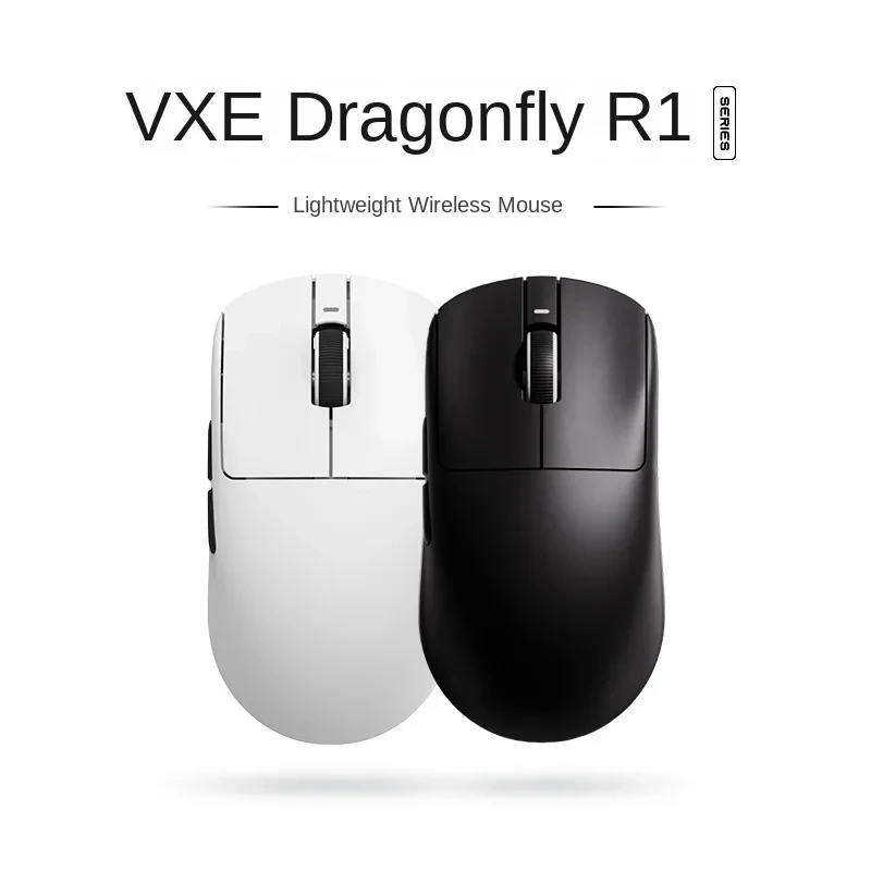 Vxe libélula r1 pro sensor mouse sem fio nordic paw3395 52840 2khz velocidade inteligente x baixo atraso escritório gamer pc gaming mouse