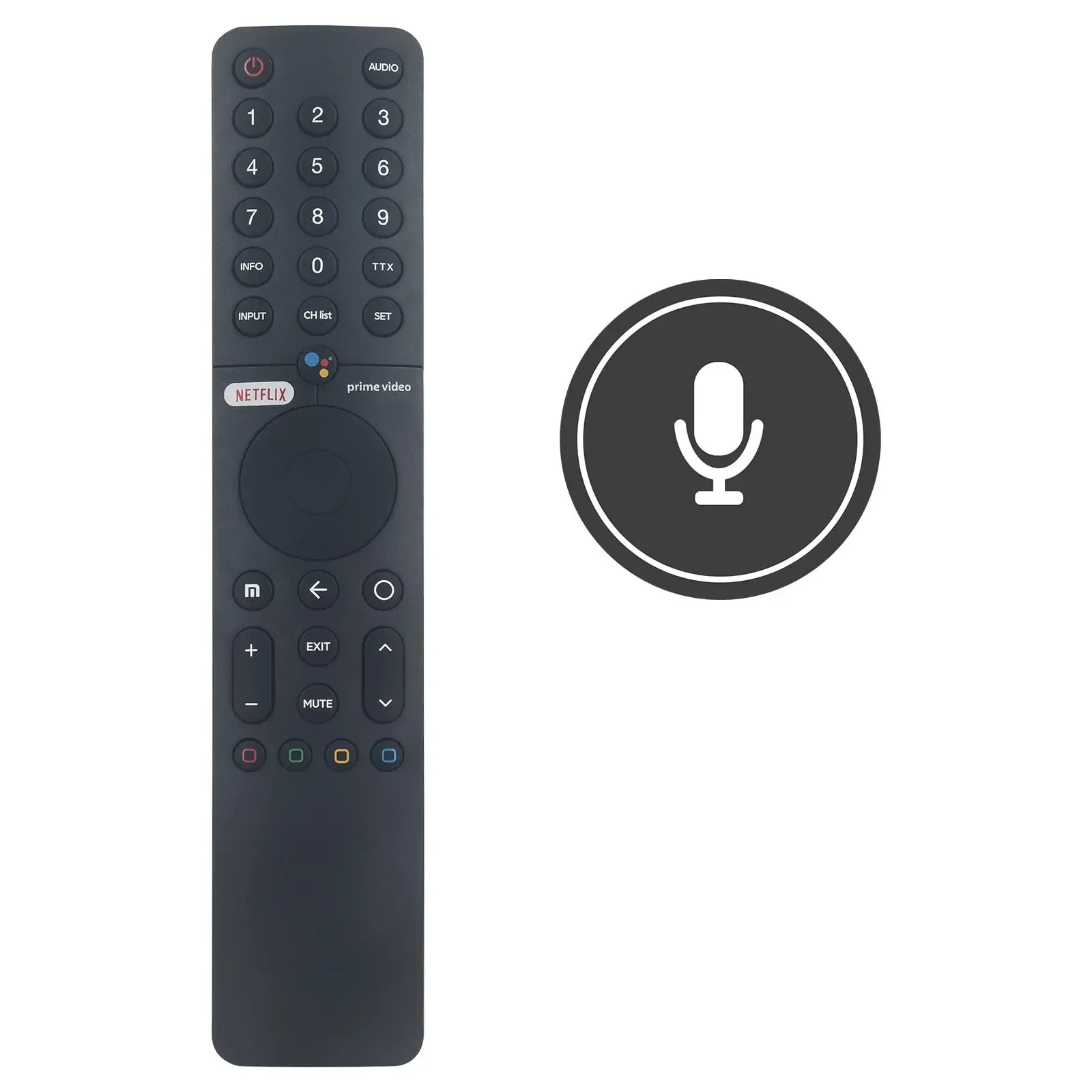 XMRM-19 360 ℃ Controle remoto de voz bluetooth para xiaomi mi tv android 4k p1 q1 smart tv apto para L32M6-6AEU L43M6-6AEU L75M6-ESG