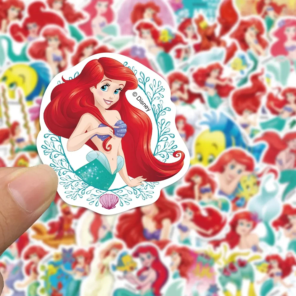 10/30/50 peças de Adesivos Kawaii Disney da Pequena Sereia Ariel, Adesivos de Princesa em Desenho Animado, Decalques para Telefone e Mala, Brinquedos de Adesivos de Menina Anime 10/30/50 peças de Adesivos Kawaii Disney da Pequena Sereia Ariel, Adesivos de Princesa em Desenho Animado, Decalques para Telefone e Mala, Brinquedos de Adesivos de Menina Anime