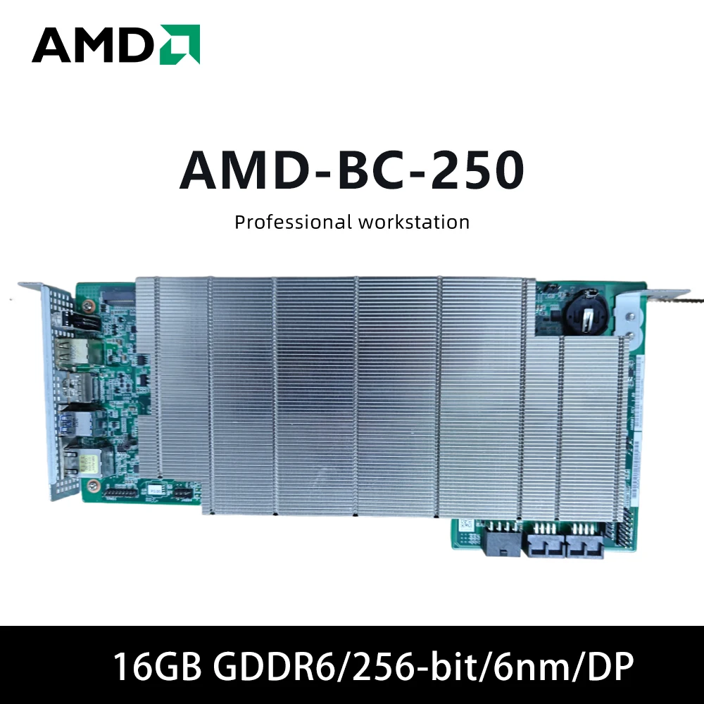 Placa de Vídeo AMD BC 250 16GB, Memória RAM 16GB GDDR6 256bit, Interface de Suporte para GPU DP, para Desktops e PCs de Jogos, Placa Gráfica Placa de Vídeo AMD BC 250 16GB, Memória RAM 16GB GDDR6 256bit, Interface de Suporte para GPU DP, para Desktops e PCs de Jogos, Placa Gráfica