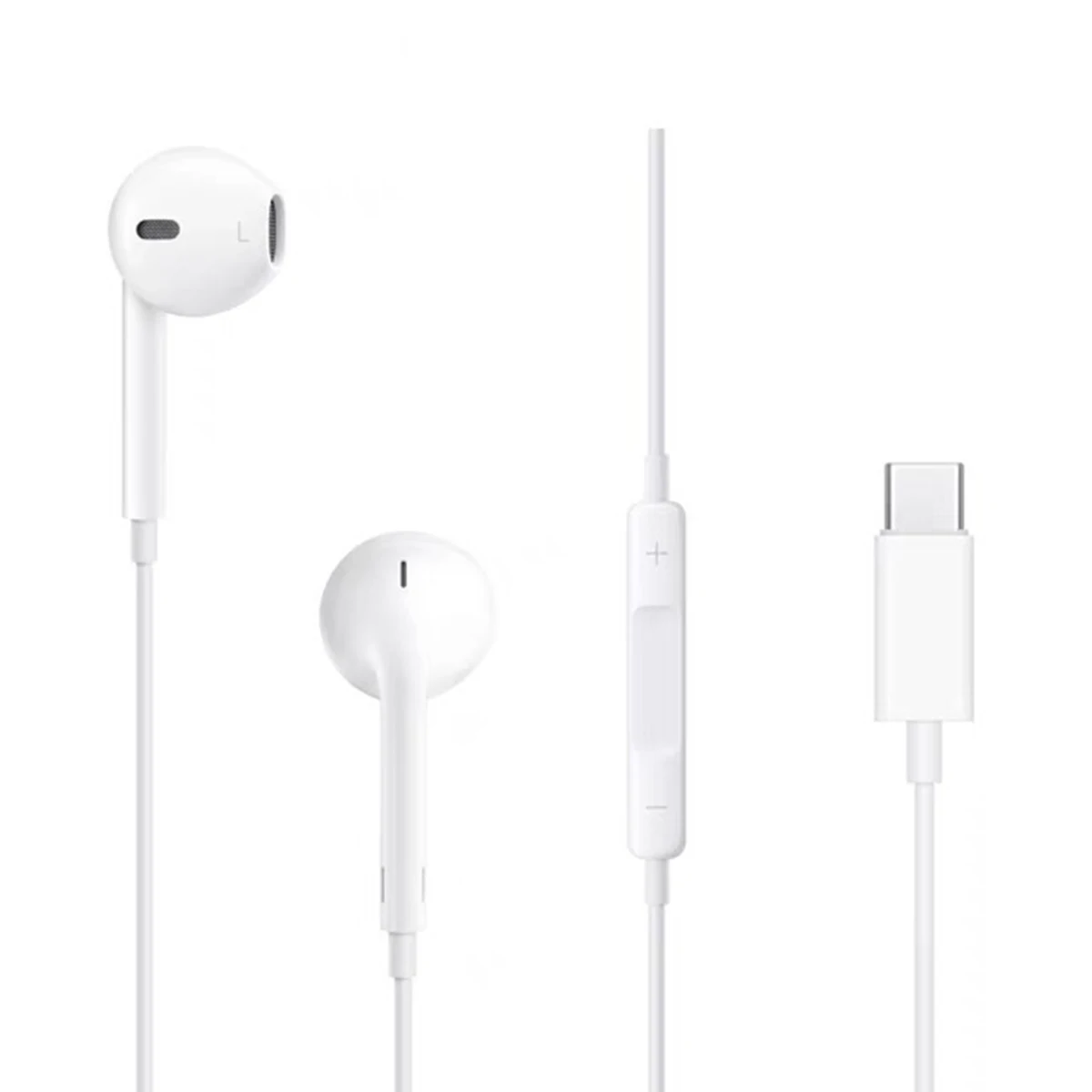 Fones de Ouvido com Fio Tipo C Intra-auriculares com Microfone para Samsung, OnePlus, Xiaomi Redmi, Huawei - Fones de Ouvido USB-C para Música e Esportes