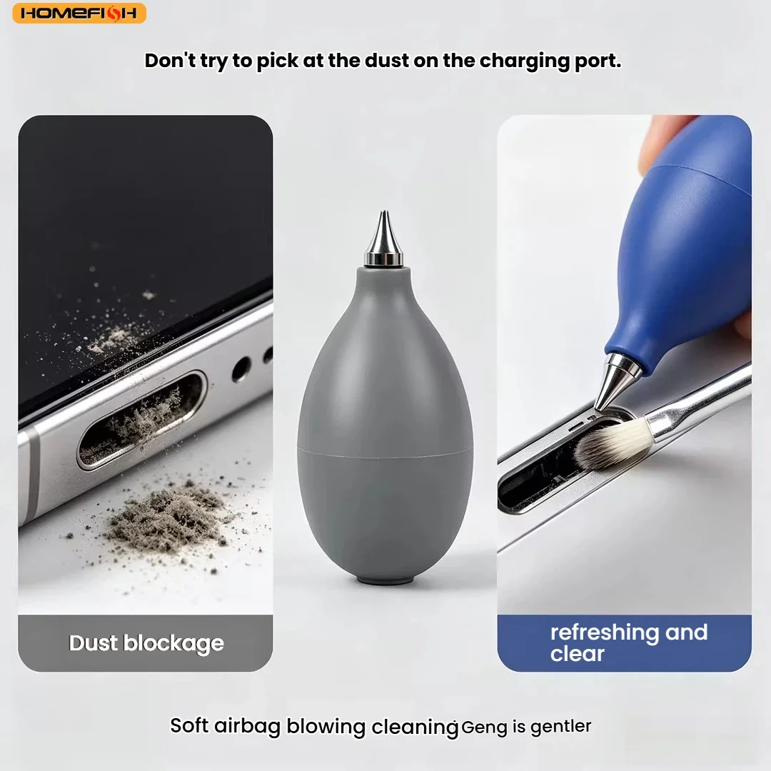 Soprador de Ar Super Potente para Limpeza de Poeira, Mini Bomba de Ar para Limpeza de Lentes de Câmeras, Circuitos de Celulares e Tablets, Ferramenta de Reparação