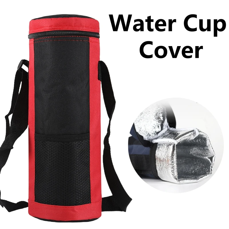 Garrafa de água sacola universal bolsa preservação do calor isolado saco térmico ao ar livre viajar acampamento caminhadas garrafa de água capa