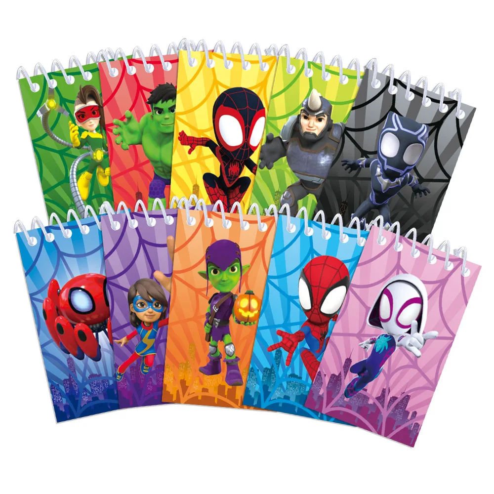 Caderno de Bolso Estilo Q de Desenho Animado, Bloco de Notas Portátil, Diário de Bolso para Estudantes, Presentes de Aniversário e Feriados