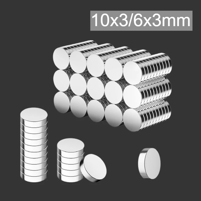 Ímã de quadro branco mini de 10x3/6x3mm, amplamente utilizado em projetos de Halloween DIY, adesivos para geladeira, botões para classificação de ferramentas em armazéns.