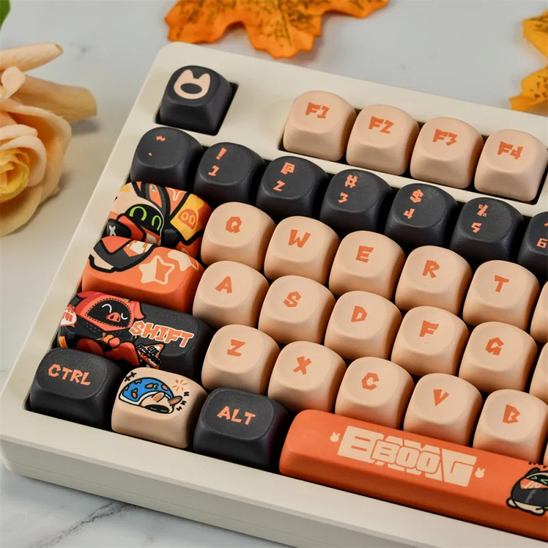 Teclas PBT Personalizadas 130 Teclas em Formato de Gato Siamês Fofo com Sublimação de Tinta Perfil MAO para Teclado Mecânico Gamer MX Teclas PBT Personalizadas 130 Teclas em Formato de Gato Siamês Fofo com Sublimação de Tinta Perfil MAO para Teclado Mecânico Gamer MX