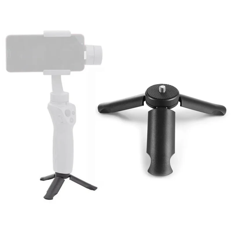 Tripé portátil Terebento, modelo mini, com interface de 1/4 de polegada, acessórios para telemóvel/DJI OSMO Action/GoPro/Insta360/Yi/SJCAM.