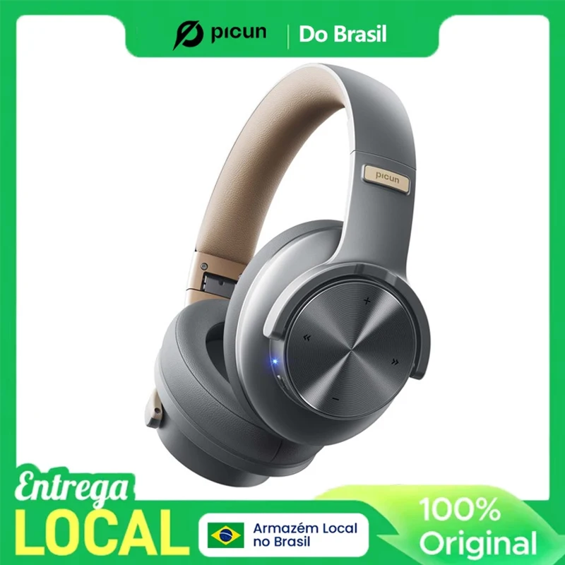 Picun b8 fones de ouvido bluetooth 120h playtime fone de ouvido sem fio bluetooth 3eq modo baixa latência chamadas mãos-livres sobre fones de ouvido