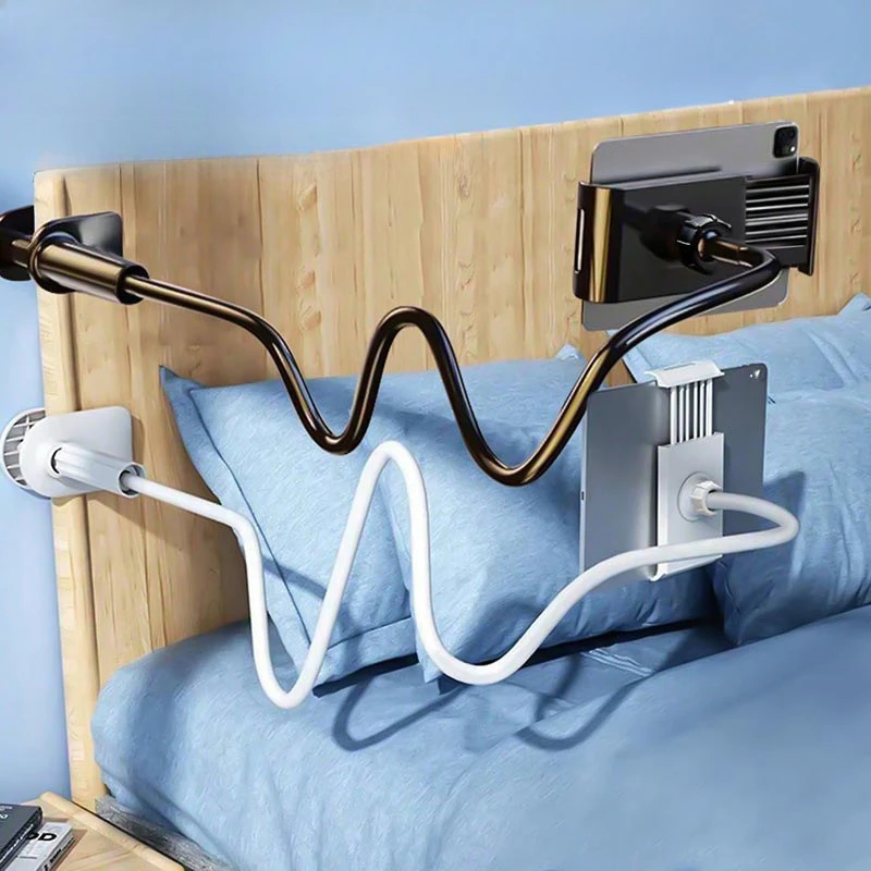 Suporte para Celular e Tablet para Cama e Mesa, Suporte Cantiléver para Transmissão ao Vivo, Acessórios para Celular