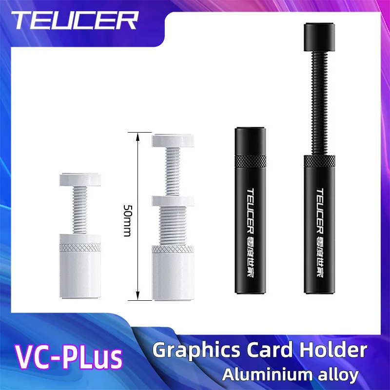Teucer placa gráfica gpu titular ajustável telescópica parafuso rotativo magnético antiderrapante suporte vertical gpu placa de vídeo Teucer placa gráfica gpu titular ajustável telescópica parafuso rotativo magnético antiderrapante suporte vertical gpu placa de vídeo