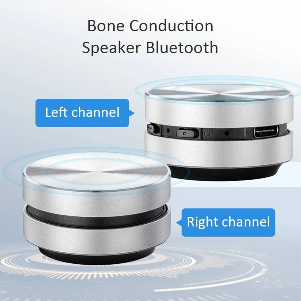 Mini Caixa de Som Bluetooth Sem Fio TWS Estéreo com Condução Óssea Hummingbird e Rádio FM - Dropshipping Mini Caixa de Som Bluetooth Sem Fio TWS Estéreo com Condução Óssea Hummingbird e Rádio FM - Dropshipping