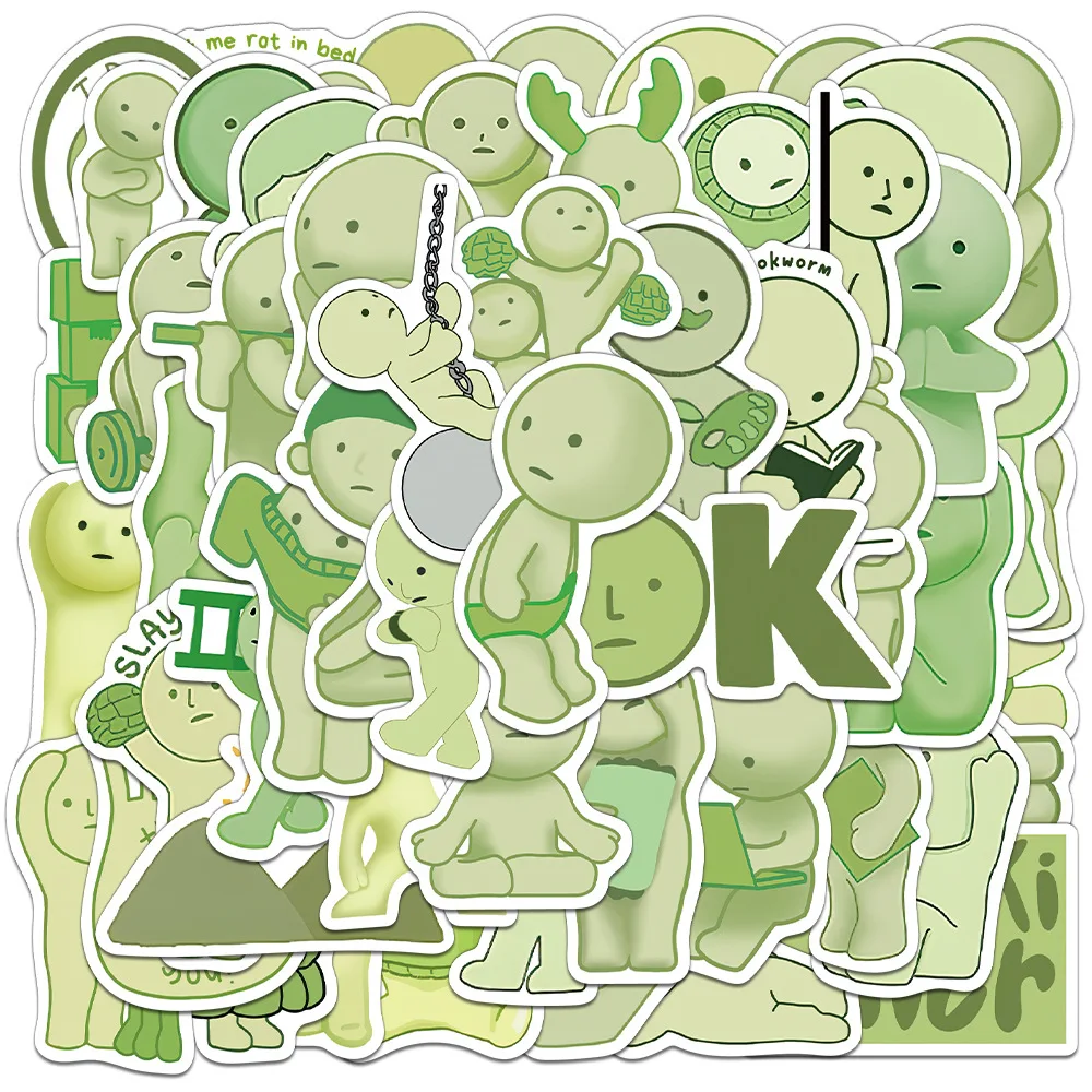 54/108PCS Adesivos Criativos Decorativos para Copos, Cadernos, Capas de Telefone, Skate e DIY