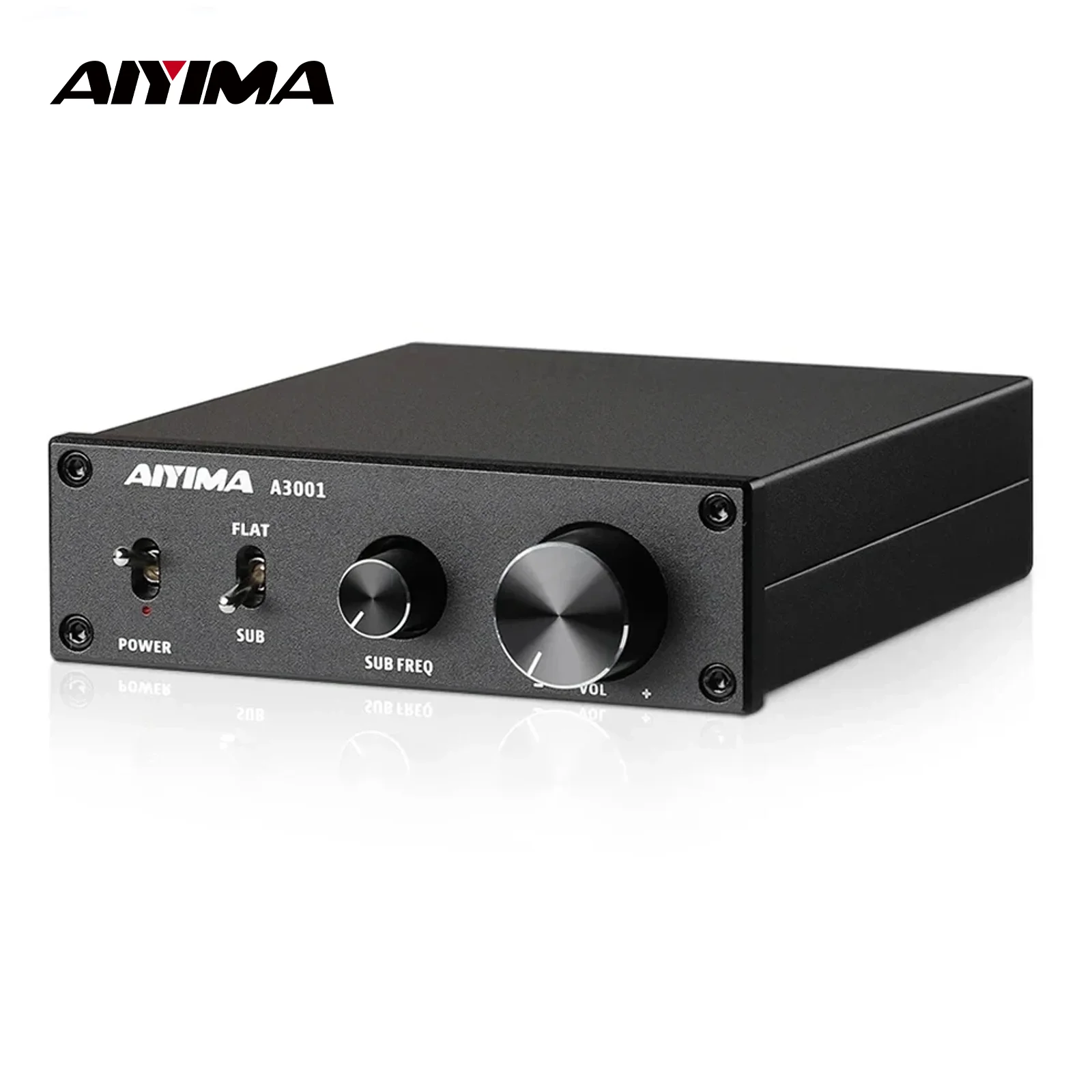 Amplificador de Subwoofer AIYIMA Audio A3001 TPA3255 300W HIFI, Amplificador de Som Mono Classe D para Áudio Doméstico