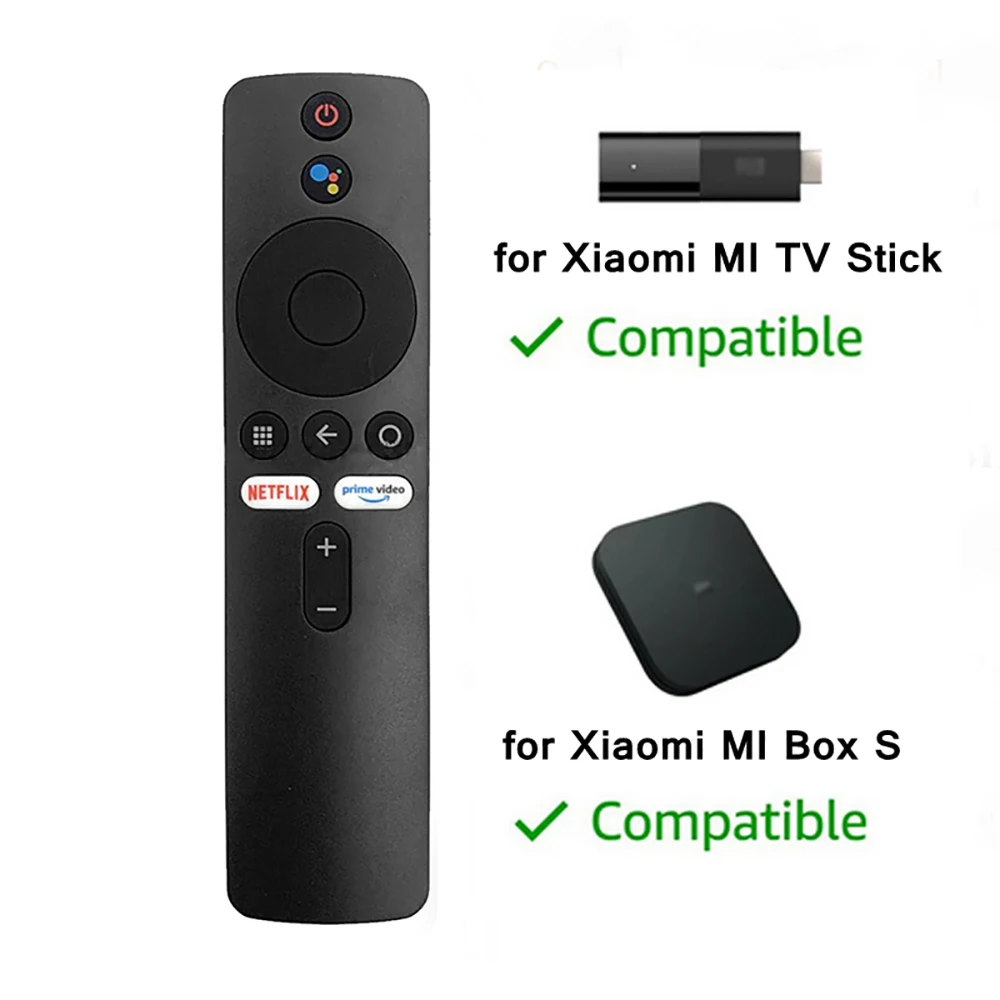 Controle remoto para xiaomi mi tv stick mi box 4S 4k hd substituição remoto para xiaomi smart tv vara eith controle de voz bluetooth