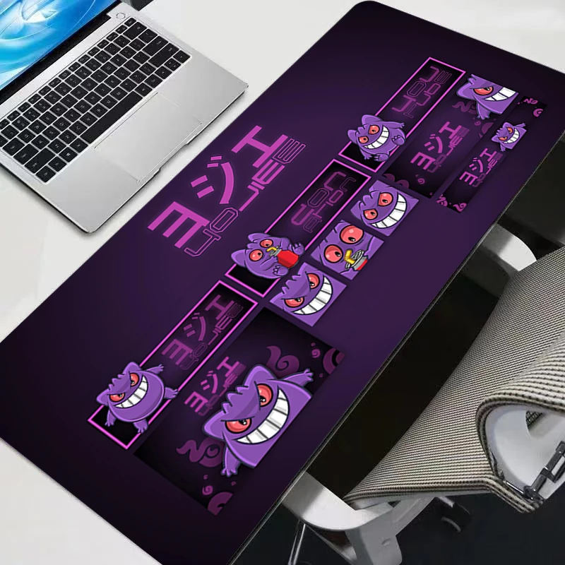 Mouse pad kawaii g-gengar acessórios para jogos pc computador mouse pads teclado gamer tapete de mesa alfombrilla xxl mousepad