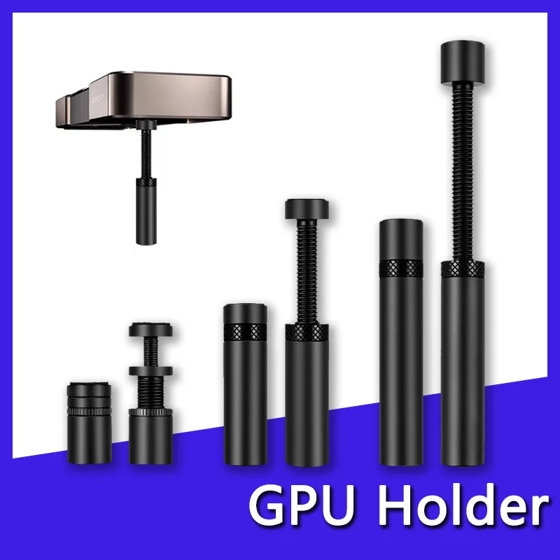 Suporte para placa gráfica de computador, alumínio magnético 3070, placa de vídeo rtx4090, gpu, suporte 27-120mm, suporte escalável