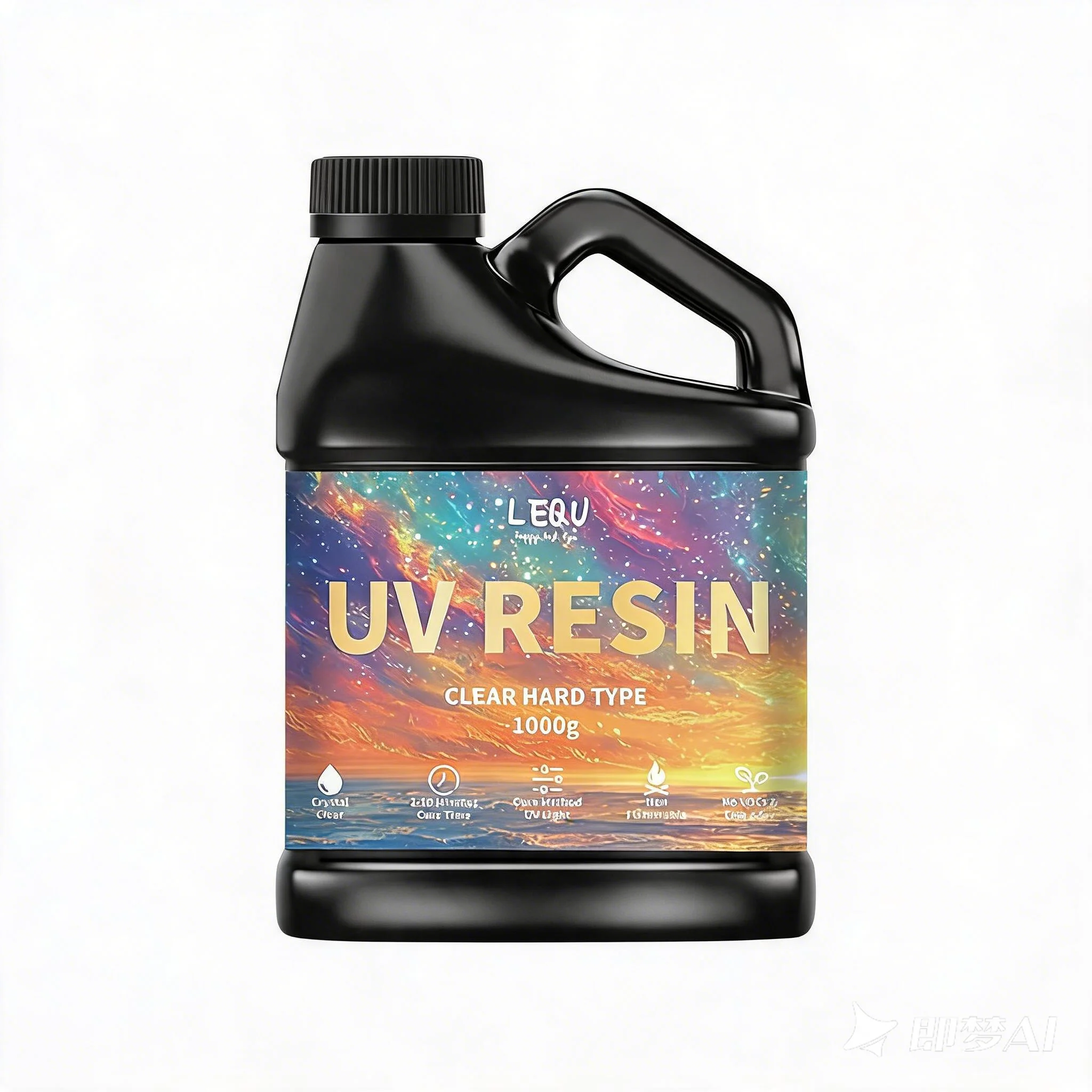 Resina UV Cristalina de 1000g, Resina Epóxi UV Curável, Fórmula Aprimorada, Kit de Cola Ativada por Luz Solar, Resina Transparente Resina UV Cristalina de 1000g, Resina Epóxi UV Curável, Fórmula Aprimorada, Kit de Cola Ativada por Luz Solar, Resina Transparente