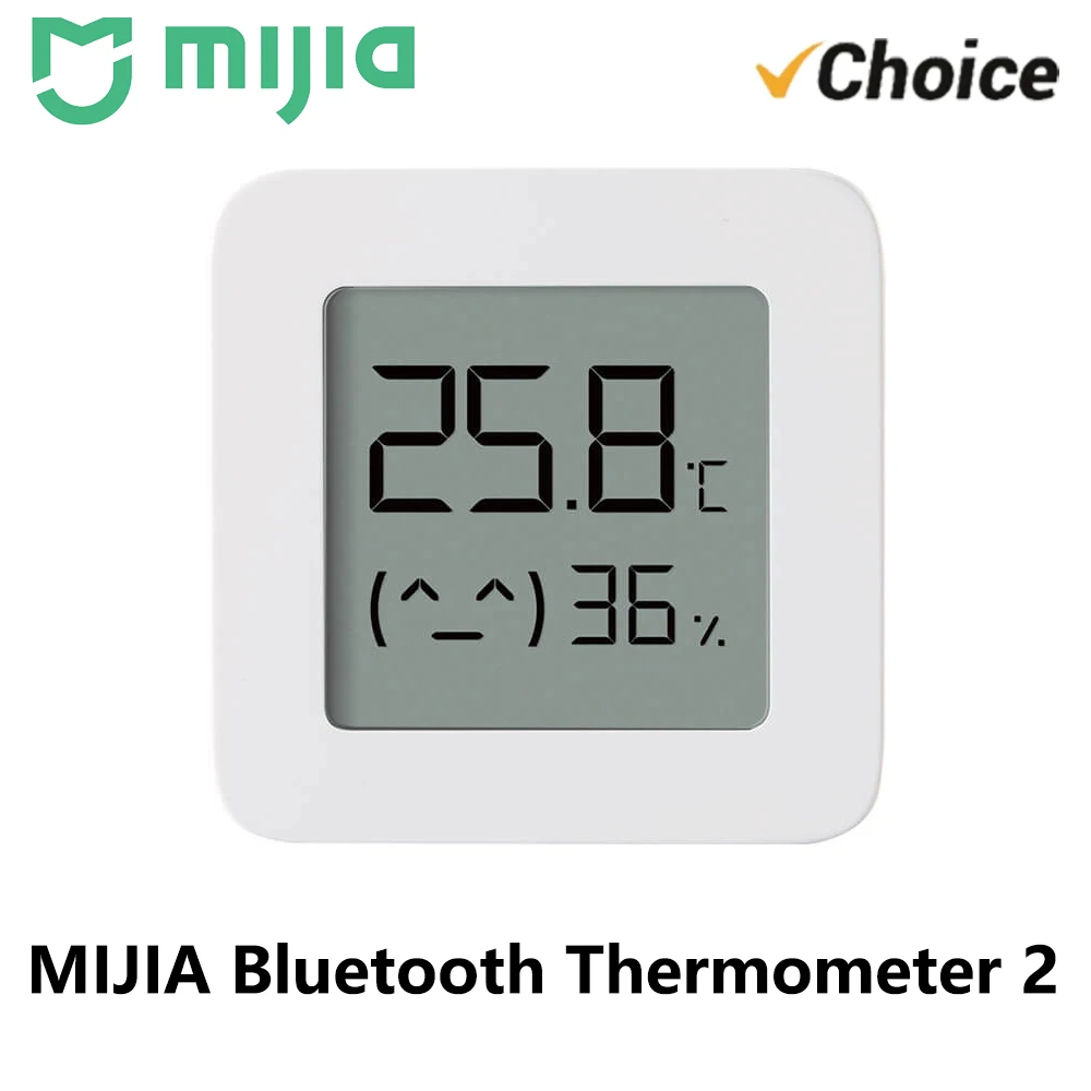 Termômetro Original MIJIA 2, Higrômetro Inteligente Sem Fio Bluetooth Elétrico, Detecção de Temperatura, Aplicativo Mijia Home