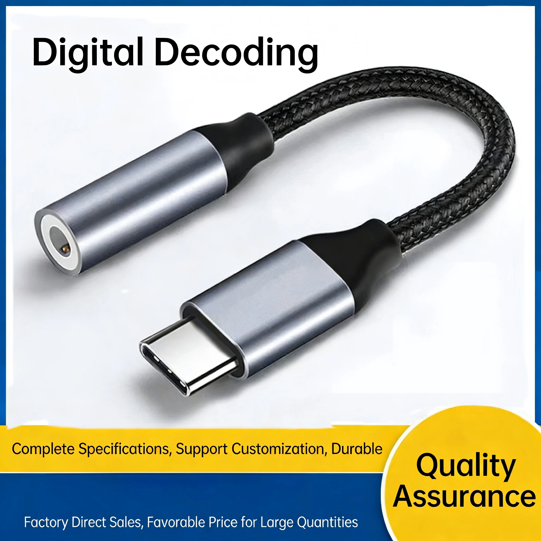 Adaptador USB C para Conector de Fone de Ouvido de 3,5mm Cabo de Áudio Aux para Samsung Huawei Xiaomi iPad Pro iPhone OnePlus Adaptador USB C para Conector de Fone de Ouvido de 3,5mm Cabo de Áudio Aux para Samsung Huawei Xiaomi iPad Pro iPhone OnePlus