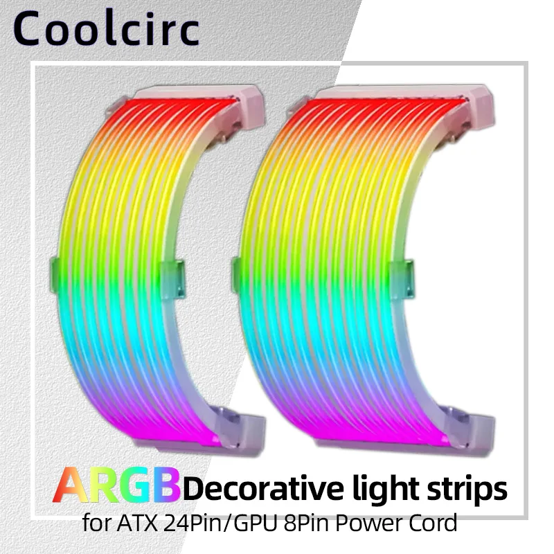 5v 3pin argb sincronização pc cabo 8/24pin placa-mãe cabo de extensão de alimentação flexível led luz de tira kit diy para fonte de alimentação do computador 5v 3pin argb sincronização pc cabo 8/24pin placa-mãe cabo de extensão de alimentação flexível led luz de tira kit diy para fonte de alimentação do computador