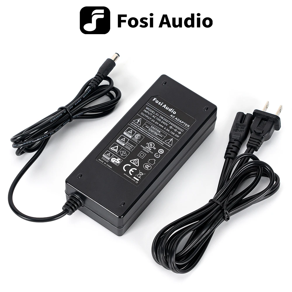 Fosi áudio 19v/24v/32v/48v dc fonte de alimentação carregador casa teatro amplificador adaptador de alimentação para áudio amplificador de potência entrada 100-240v