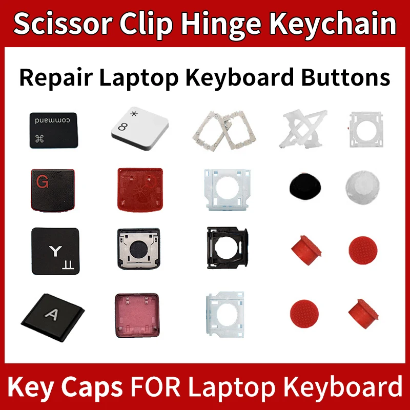 Teclado para Laptop ASUS ACER HP DELL IBM Lenovo Xiaomi HUAWEI Samsung MSI LG Apple HASEE SONY: Substituição de Teclas e Dobradiças