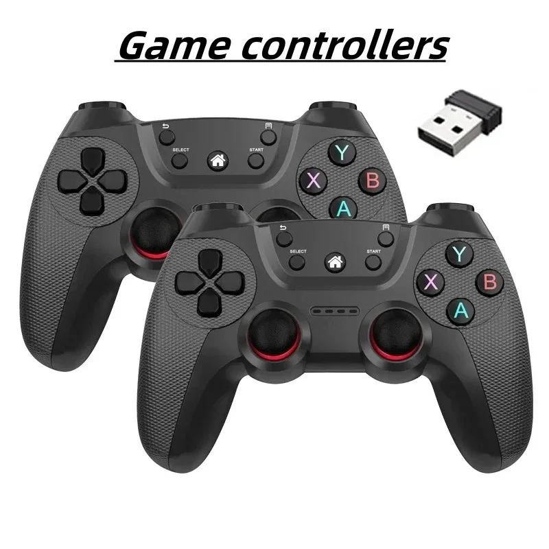 Controlador de Jogo Duplo Sem Fio BOYHOM para Linux/Android, para Game Box, Game Stick, PC, Smart TV Box, Joystick Gamepad 2.4G Controlador de Jogo Duplo Sem Fio BOYHOM para Linux/Android, para Game Box, Game Stick, PC, Smart TV Box, Joystick Gamepad 2.4G