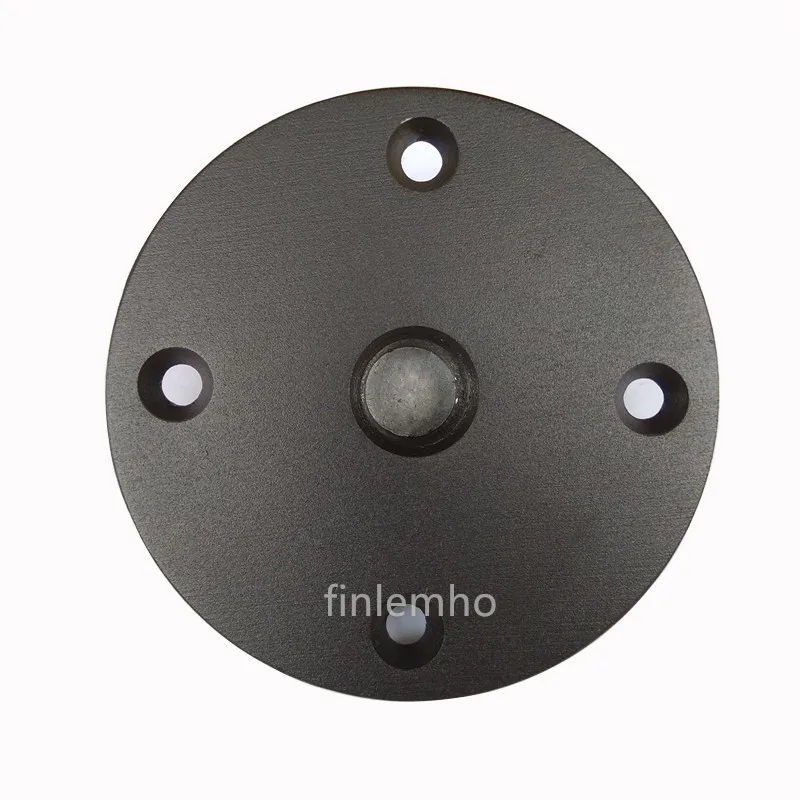 Flange de montagem de alto-falante dj, 104mm, rosca m20, chapéu superior de alumínio para subwoofer, home theater, mixer de áudio profissional, 1 peça