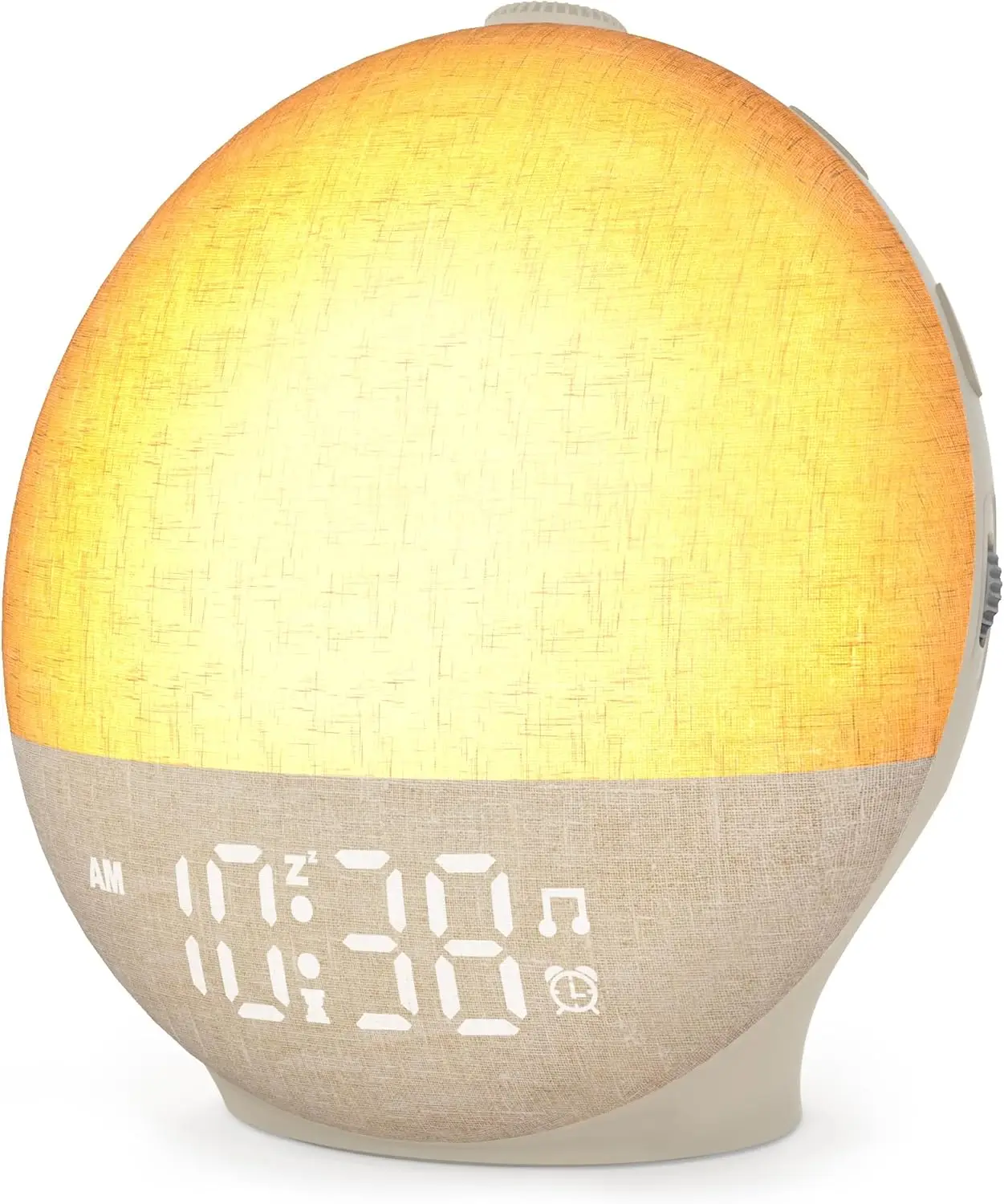 Despertador com Luz de Nascer do Sol, Máquina de Som com Ruído Branco, Caixa de Som Bluetooth, Luzes Noturnas que Mudam de Cor para Quarto, Presente Ideal